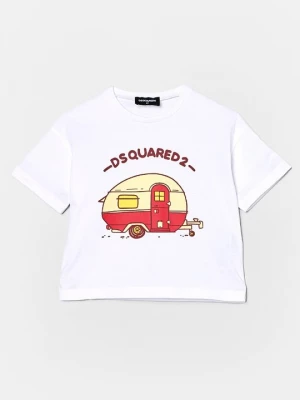 Foto van product T-shirt print Dsquared2 wit