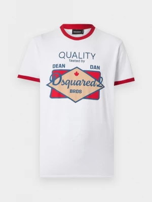 Foto van product T-shirt print Dsquared2 wit