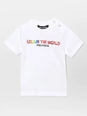 Foto van product T-shirt print Dsquared2 wit