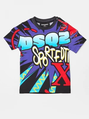 Foto van product T-shirt print Dsquared2 zwart