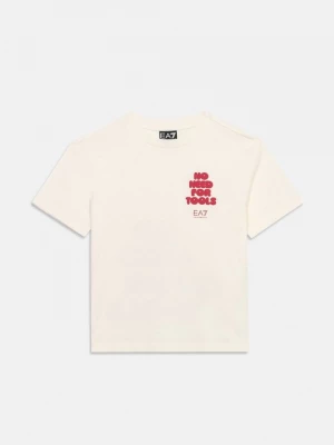 Foto van product T-shirt print EA7 Emporio Armani crème