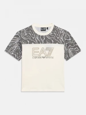 Foto van product T-shirt print EA7 Emporio Armani crème
