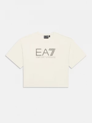 Foto van product T-shirt print EA7 Emporio Armani wit