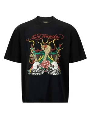Foto van product T-shirt print Ed Hardy zwart