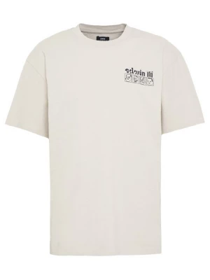 Foto van product T-shirt print Edwin zandkleur