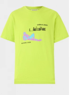 Foto van product T-shirt print Element neongroen