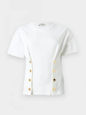 Foto van product T-shirt print Elisabetta Franchi wit