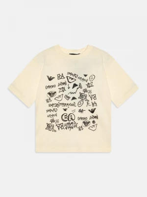 Foto van product T-shirt print Emporio Armani crème