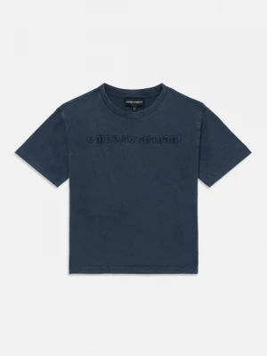 Foto van product T-shirt print Emporio Armani donkerblauw
