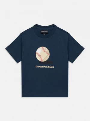 Foto van product T-shirt print Emporio Armani donkerblauw
