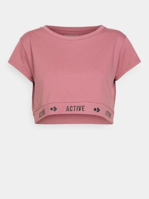 Foto van product T-shirt print Even&Odd Active By Zalando donkerroze