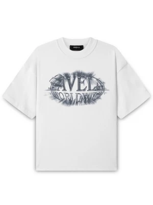 Foto van product T-shirt print FAVELA wit