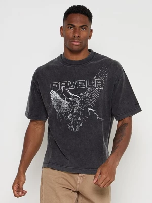 Foto van product T-shirt print FAVELA zwart
