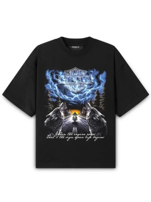 Foto van product T-shirt print FAVELA zwart