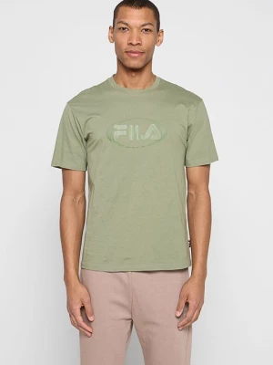 Foto van product T-shirt print Fila olijfgroen