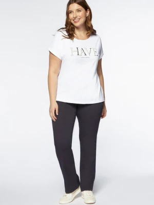 Foto van product T-shirt print Fiorella Rubino wit