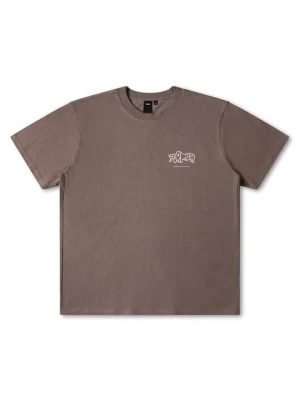 Foto van product T-shirt print Former taupe