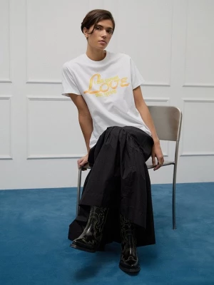Foto van product T-shirt print Ganni wit