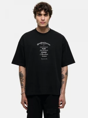 Foto van product T-shirt print Good For Nothing zwart