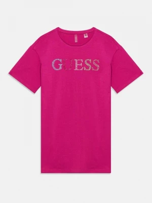 Foto van product T-shirt print Guess paars