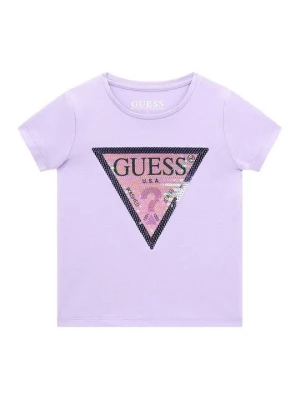 Foto van product T-shirt print Guess paars