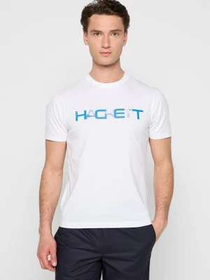 Foto van product T-shirt print Hackett London wit