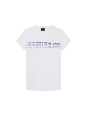 Foto van product T-shirt print Hackett London wit
