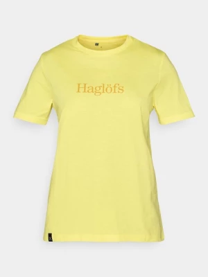 Foto van product T-shirt print Haglöfs geel