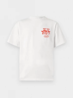 Foto van product T-shirt print HUF wit