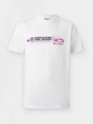 Foto van product T-shirt print HUF wit