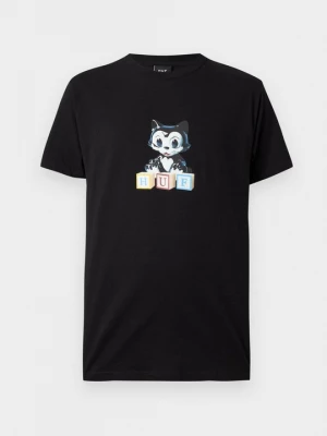 Foto van product T-shirt print HUF zwart
