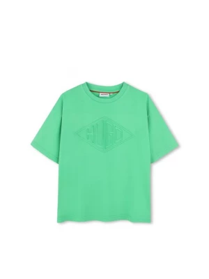 Foto van product T-shirt print Hugo groen