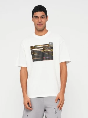 Foto van product T-shirt print Hugo wit