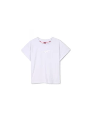 Foto van product T-shirt print Hugo wit