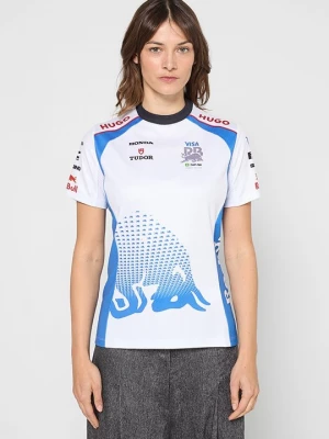 Foto van product T-shirt print Hugo wit