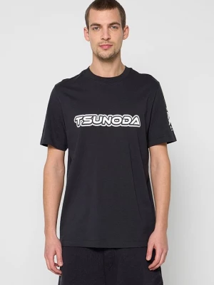 Foto van product T-shirt print Hugo zwart