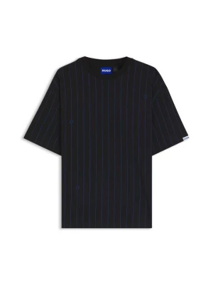 Foto van product T-shirt print Hugo zwart