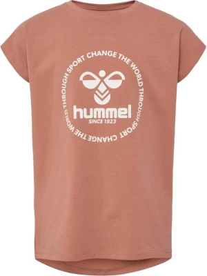 Foto van product T-shirt print Hummel bruin