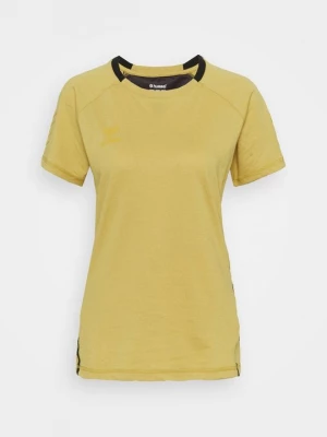 Foto van product T-shirt print Hummel goudkleurig