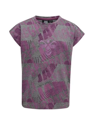 Foto van product T-shirt print Hummel paars