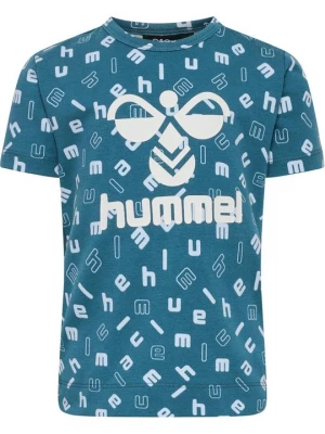 Foto van product T-shirt print Hummel petrol