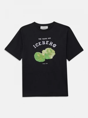 Foto van product T-shirt print Iceberg zwart