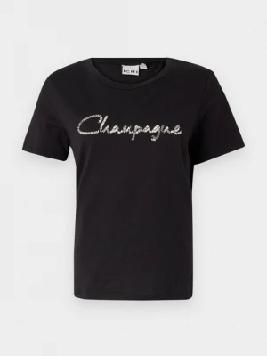 Foto van product T-shirt print Ichi zwart