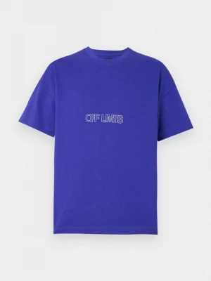 Foto van product T-shirt print Jack&Jones koningsblauw