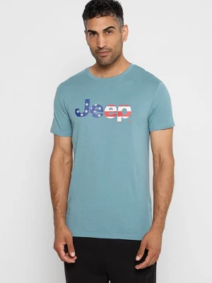 Foto van product T-shirt print Jeep blauw