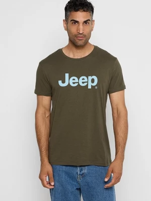 Foto van product T-shirt print Jeep groen