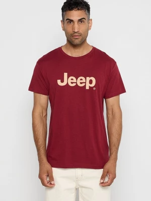 Foto van product T-shirt print Jeep rood