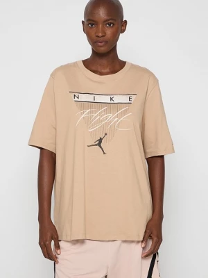 Foto van product T-shirt print Jordan beżowy