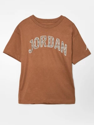 Foto van product T-shirt print Jordan bruin