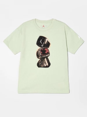 Foto van product T-shirt print Jordan mintgroen